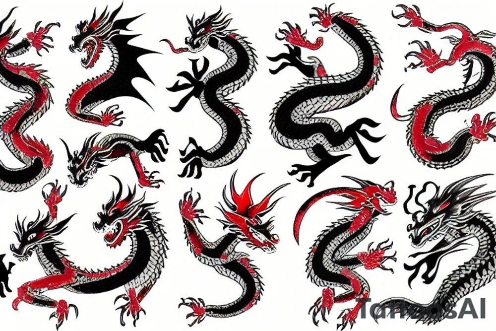Japoneses dragon tattoo idea