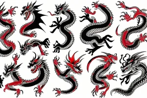 Japoneses dragon tattoo idea