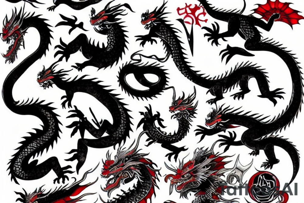 Japoneses dragon tattoo idea