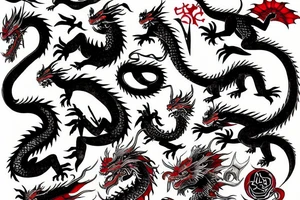 Japoneses dragon tattoo idea