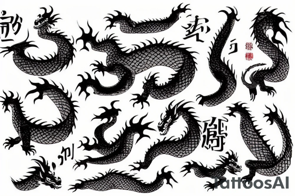 Japoneses dragon tattoo idea