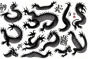 Japoneses dragon tattoo idea