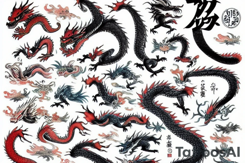Japoneses dragon tattoo idea