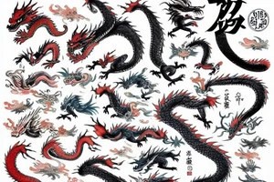 Japoneses dragon tattoo idea
