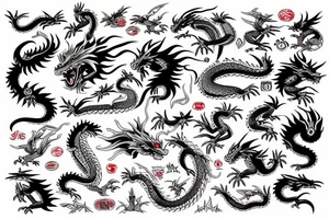 Japoneses dragon tattoo idea