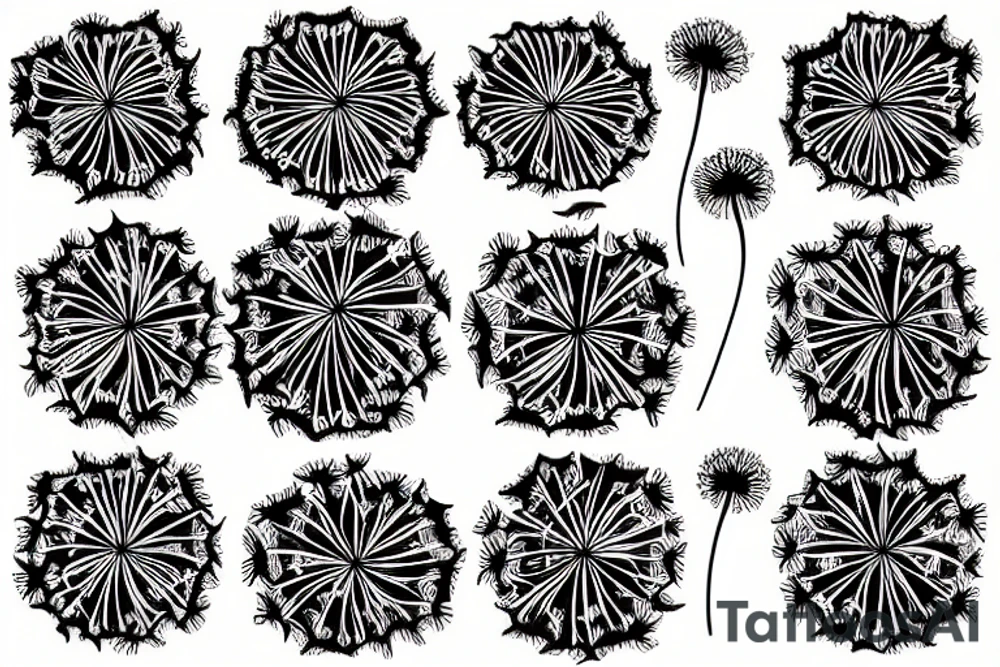 Dandelion tattoo idea