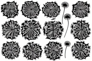 Dandelion tattoo idea