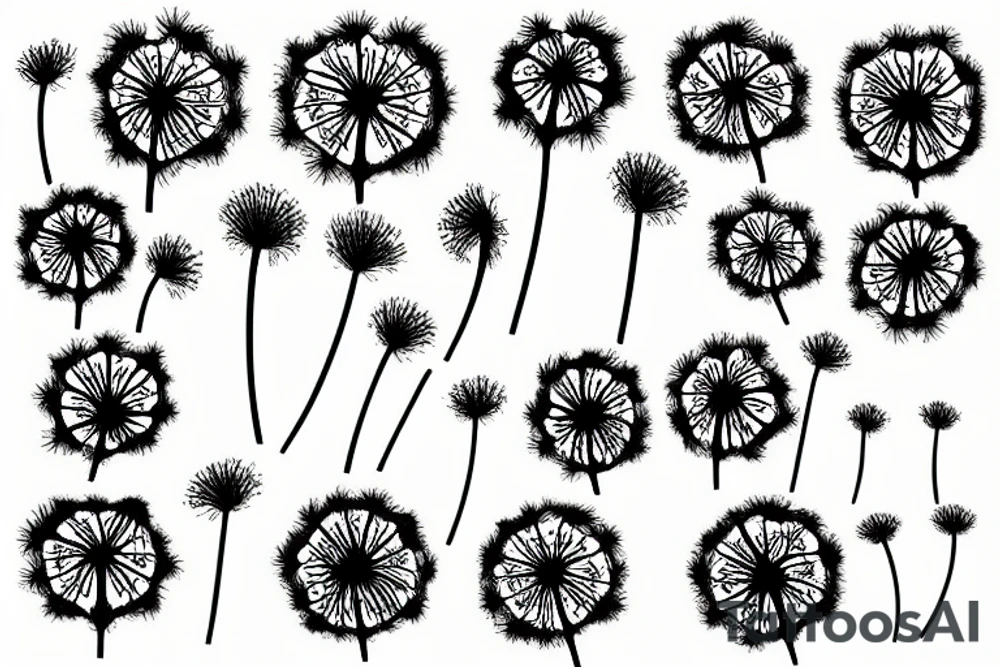 Dandelion tattoo idea