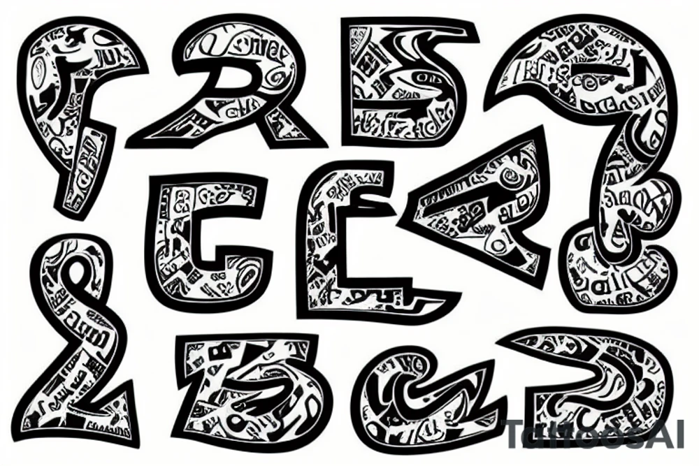 letter tattoo idea