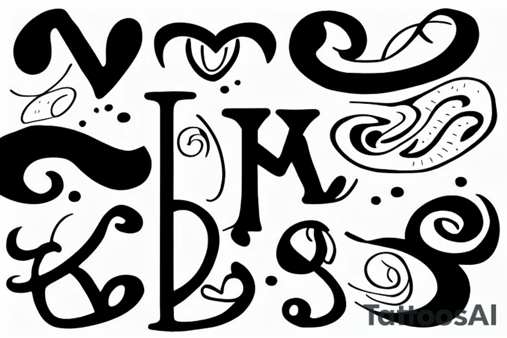 letter tattoo idea