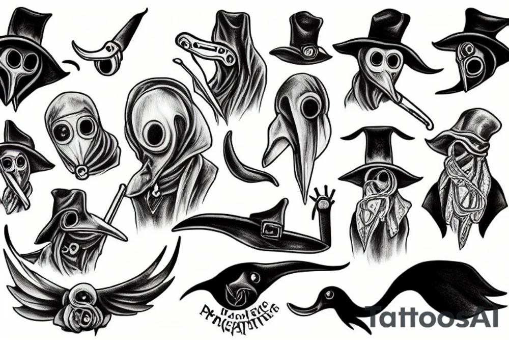 plague doctor tattoo idea