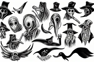 plague doctor tattoo idea