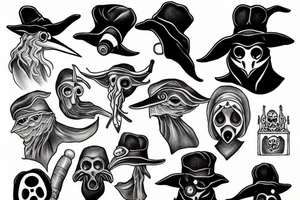 plague doctor tattoo idea