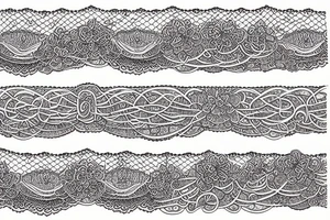 lace with a motive of bridge. In the background a windy sea tattoo idea