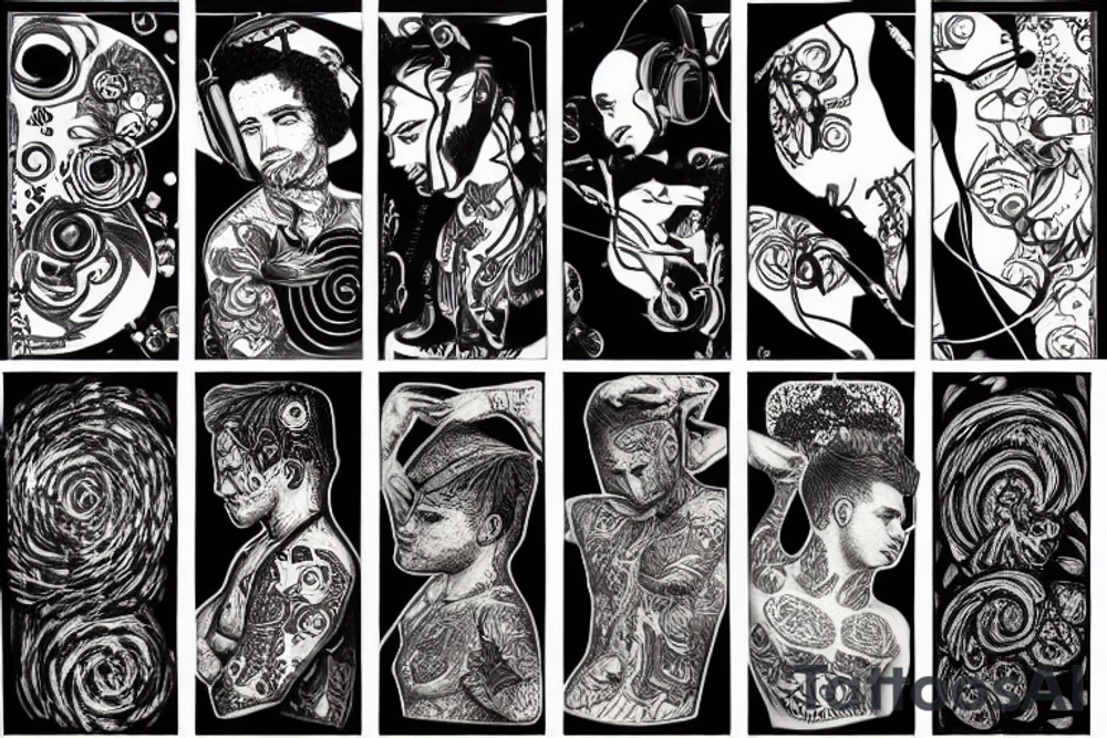 Gay dj tattoo idea