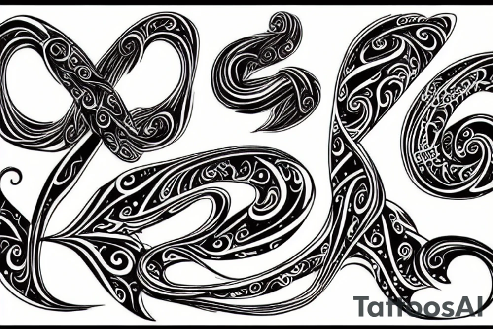 Swirly fancy cursive writing the words, "Fuck You" tattoo idea