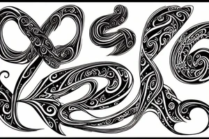 Swirly fancy cursive writing the words, "Fuck You" tattoo idea