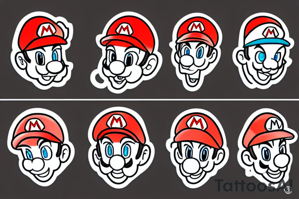 Nintendo Mario tattoo idea