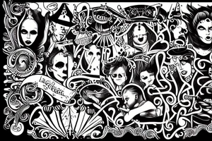 Joe love and the Hoodlum circus tattoo idea
