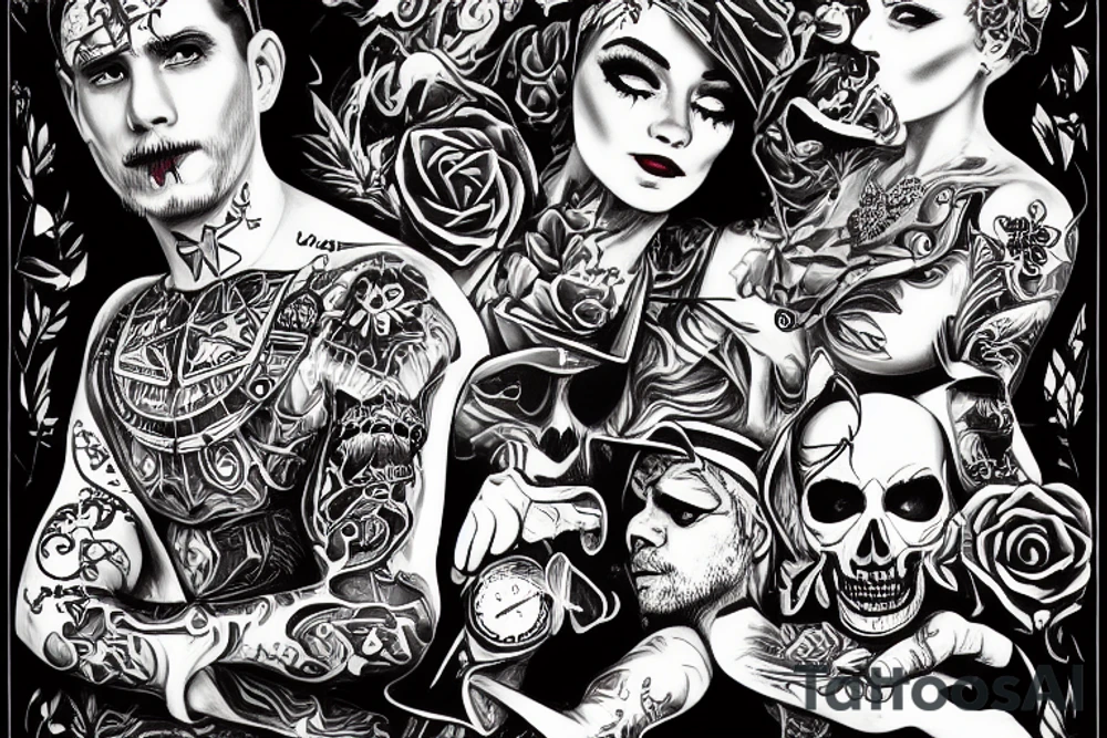 Joe love and the Hoodlum circus tattoo idea