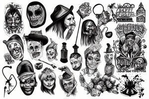 the Hoodlum circus tattoo idea