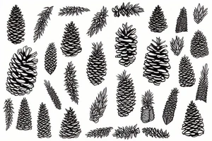 Pinecone tattoo idea