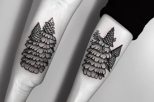 Pinecone tattoo idea