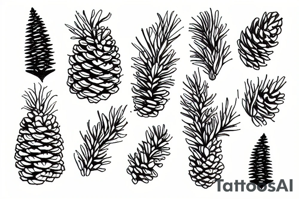 Pinecone tattoo idea