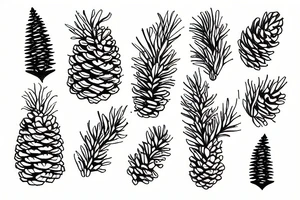 Pinecone tattoo idea