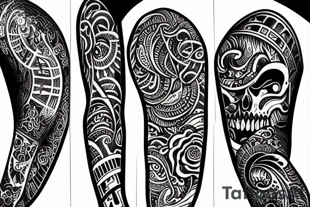 The purpose of life is to enjoy the passage of time tattoo idea