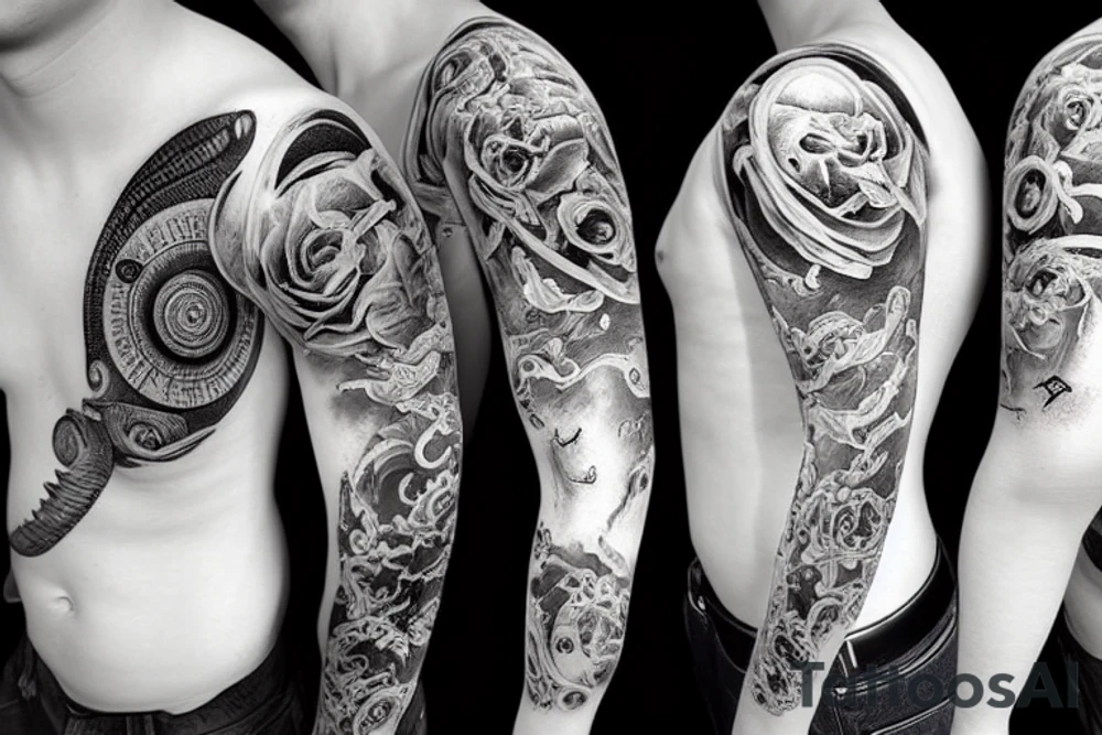 enjoy the passage of time tattoo idea