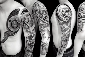 enjoy the passage of time tattoo idea