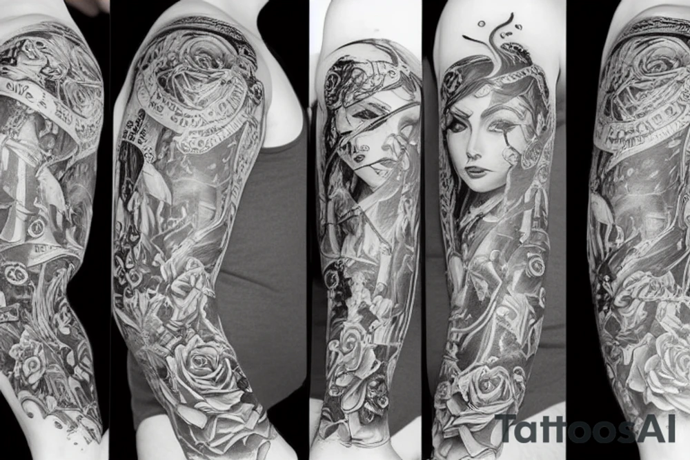 enjoy the passage of time tattoo idea