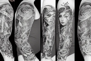 enjoy the passage of time tattoo idea
