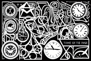 enjoy the passage of time tattoo idea