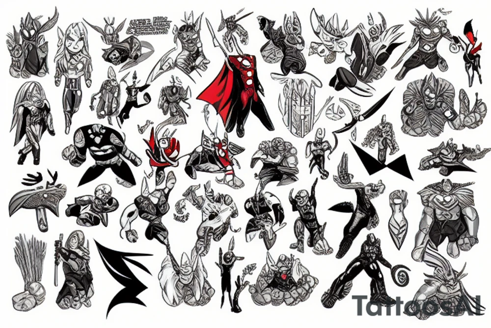 Marvel thor tattoo idea