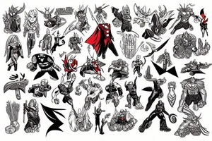 Marvel thor tattoo idea