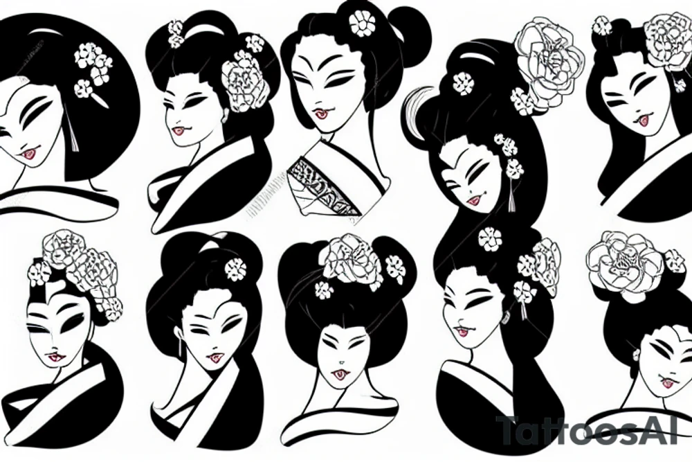 Geisha tattoo idea