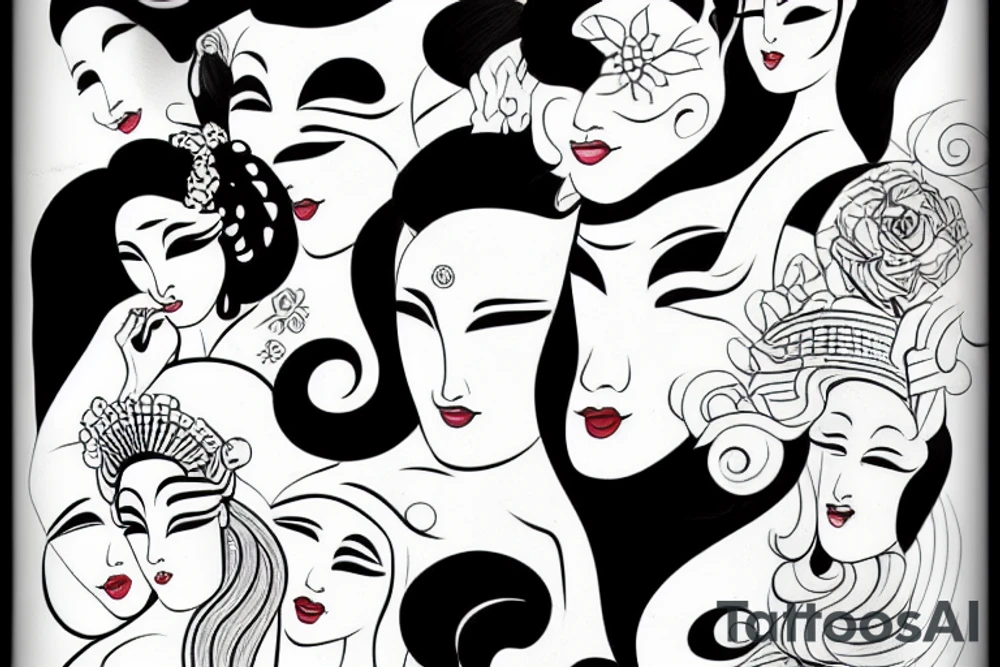 Geisha tattoo idea