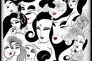 Geisha tattoo idea