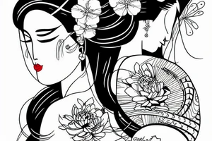 Geisha tattoo idea