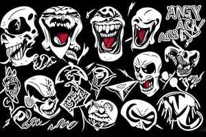 I’m angry :-) from the 90s tattoo idea
