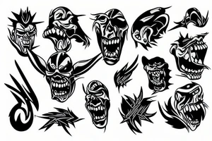 I’m angry :-) from the 90s tattoo idea
