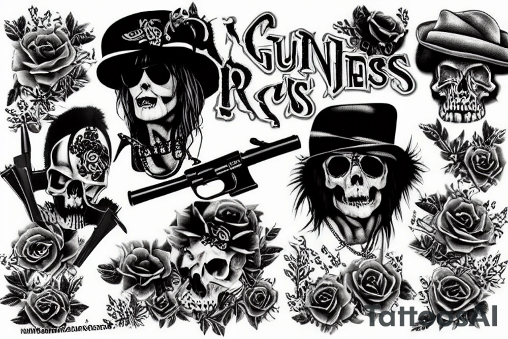 Guns n roses tattoo idea