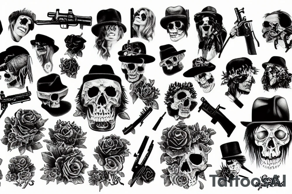 Guns n roses tattoo idea