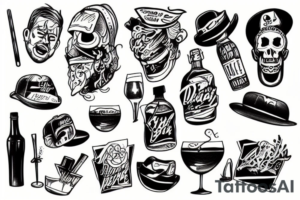 drunk David Laster tattoo idea