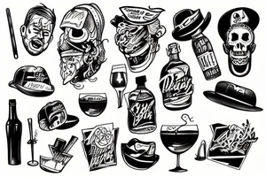 drunk David Laster tattoo idea