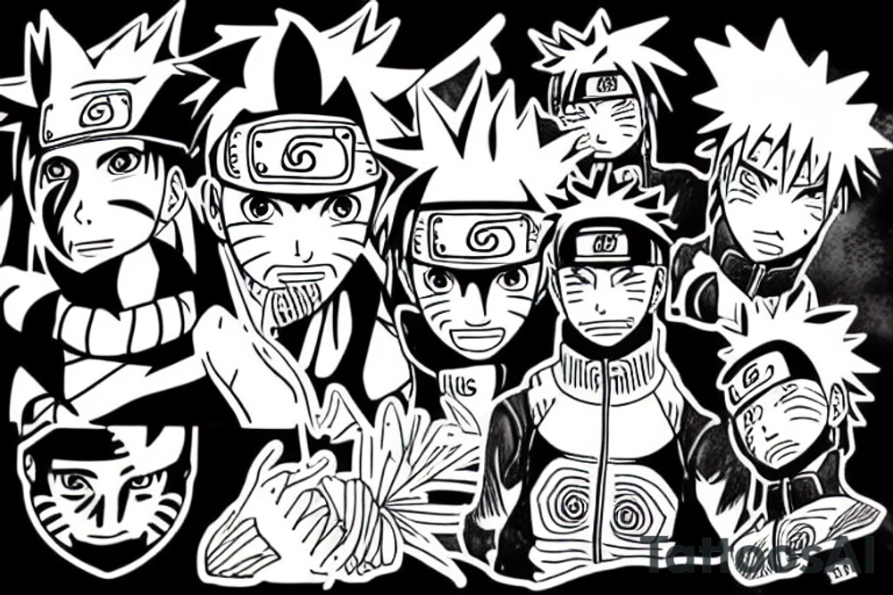 naruto using crack tattoo idea