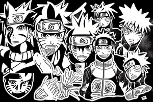 naruto using crack tattoo idea