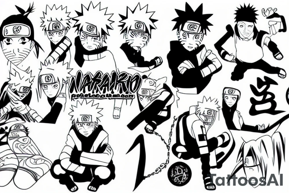 naruto using crack tattoo idea